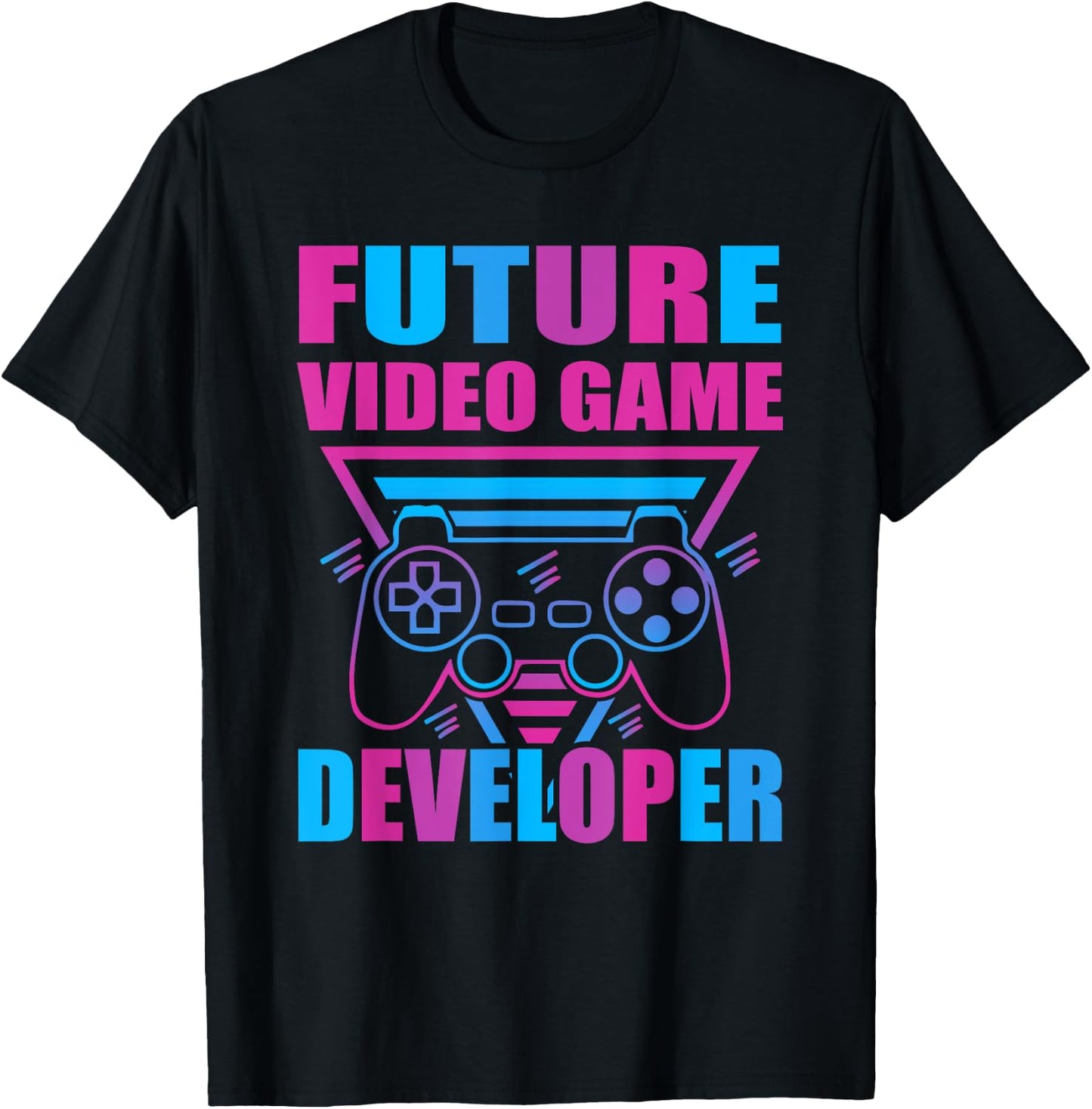 Future Video Game Developer Gaming Designer Programmer T-Shirt - T-Shirt | Black