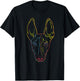 Colorful Dog Cirneco dell’Etna Women Kids T-Shirt - T-Shirt | Black