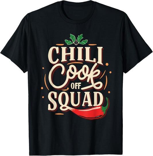Chili Cook Off Squad T-Shirt - T-Shirt | Black
