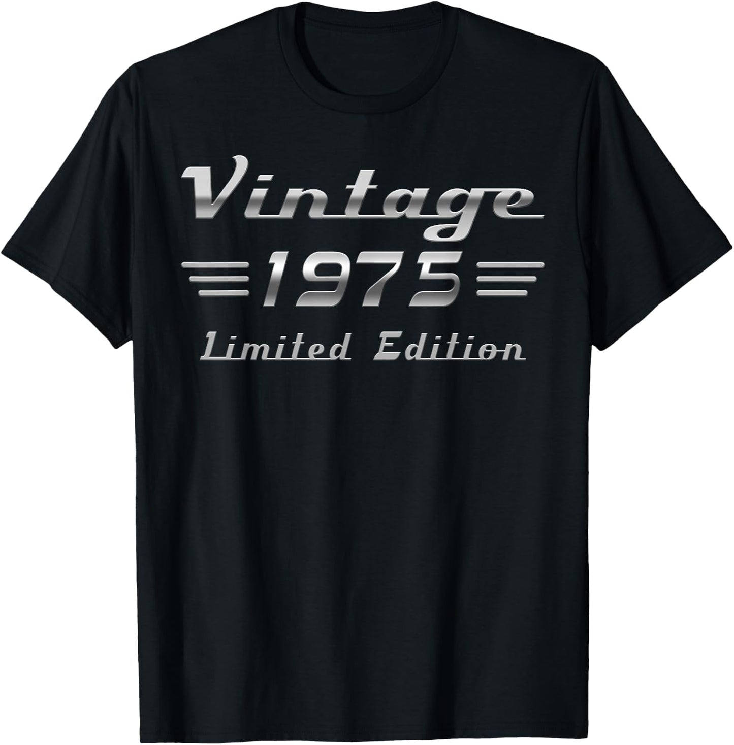 Vintage 1975 Classic Car 50th Anniversary T-Shirt - T-Shirt | Black