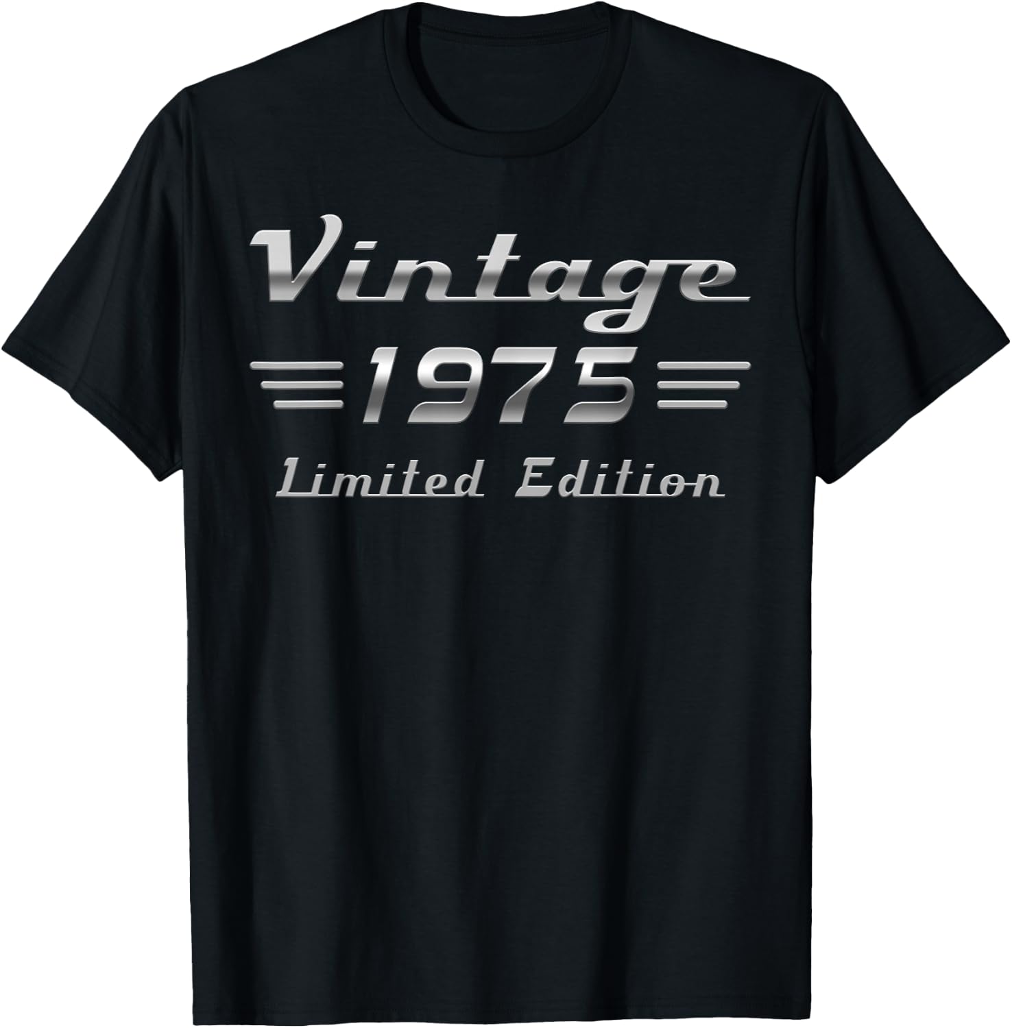 Vintage 1975 Classic Car 50th Anniversary T-Shirt - T-Shirt | Black