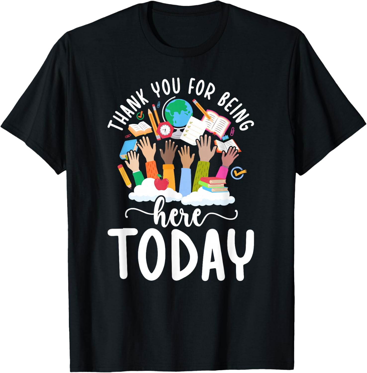 Funny Attendance Clerk School Attendance Secretary T-Shirt - T-Shirt | Black