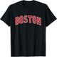 BOSTON - Throwback Design - Classic T-Shirt - T-Shirt | Black