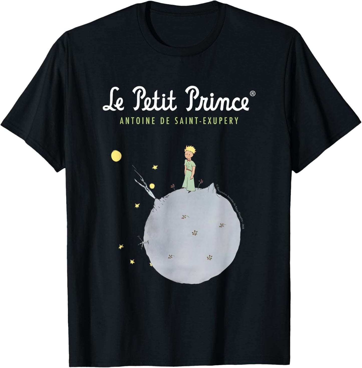 Le Petit Prince Antoine De Saint-Exupery Classic T-Shirt - T-Shirt | Black