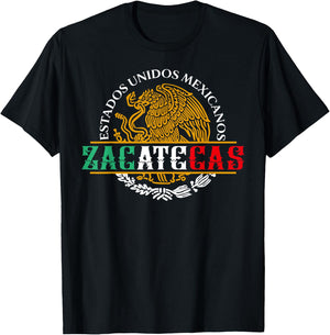 Zacatecas Mexico Souvenir Matching Couples Mexican Pride T-Shirt - T-Shirt | Black