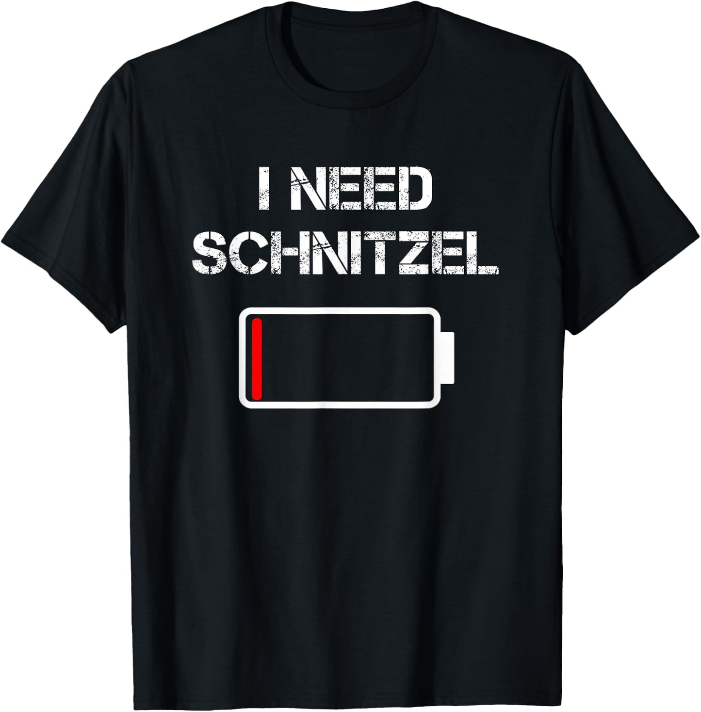 Deutsches Essen Schnitzel | Ich brauche Schnitzel T-Shirt - T-Shirt | Black