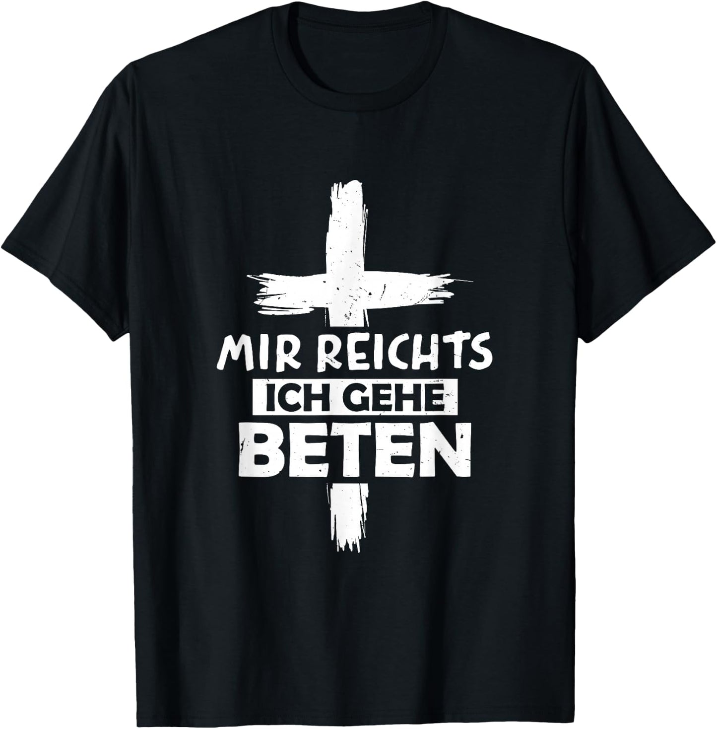 Jesus Mir Reichts Ich Gehe Beten Christian , black, s T-Shirt - T-Shirt | Black