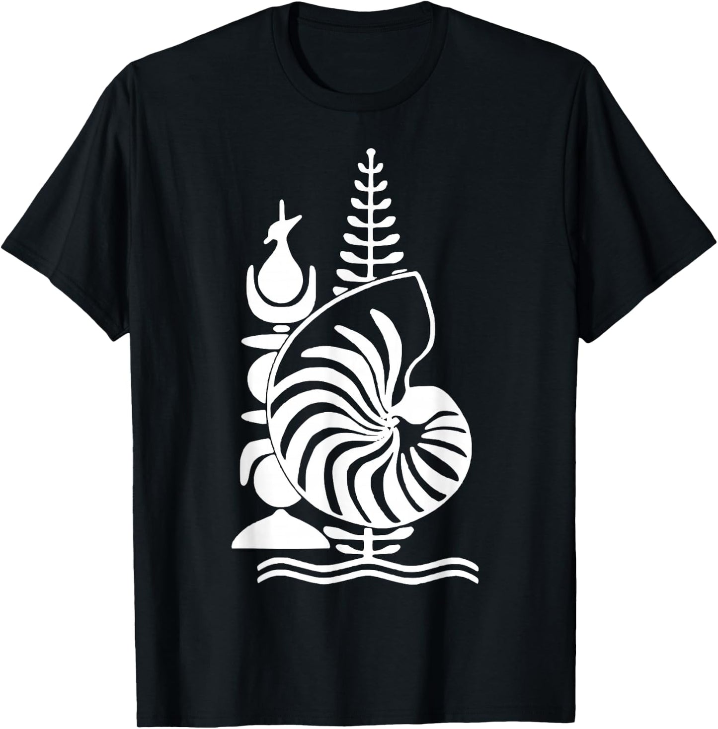 Kanak Emblem New Caledonia Gift, Black, S T-Shirt - T-Shirt | Black