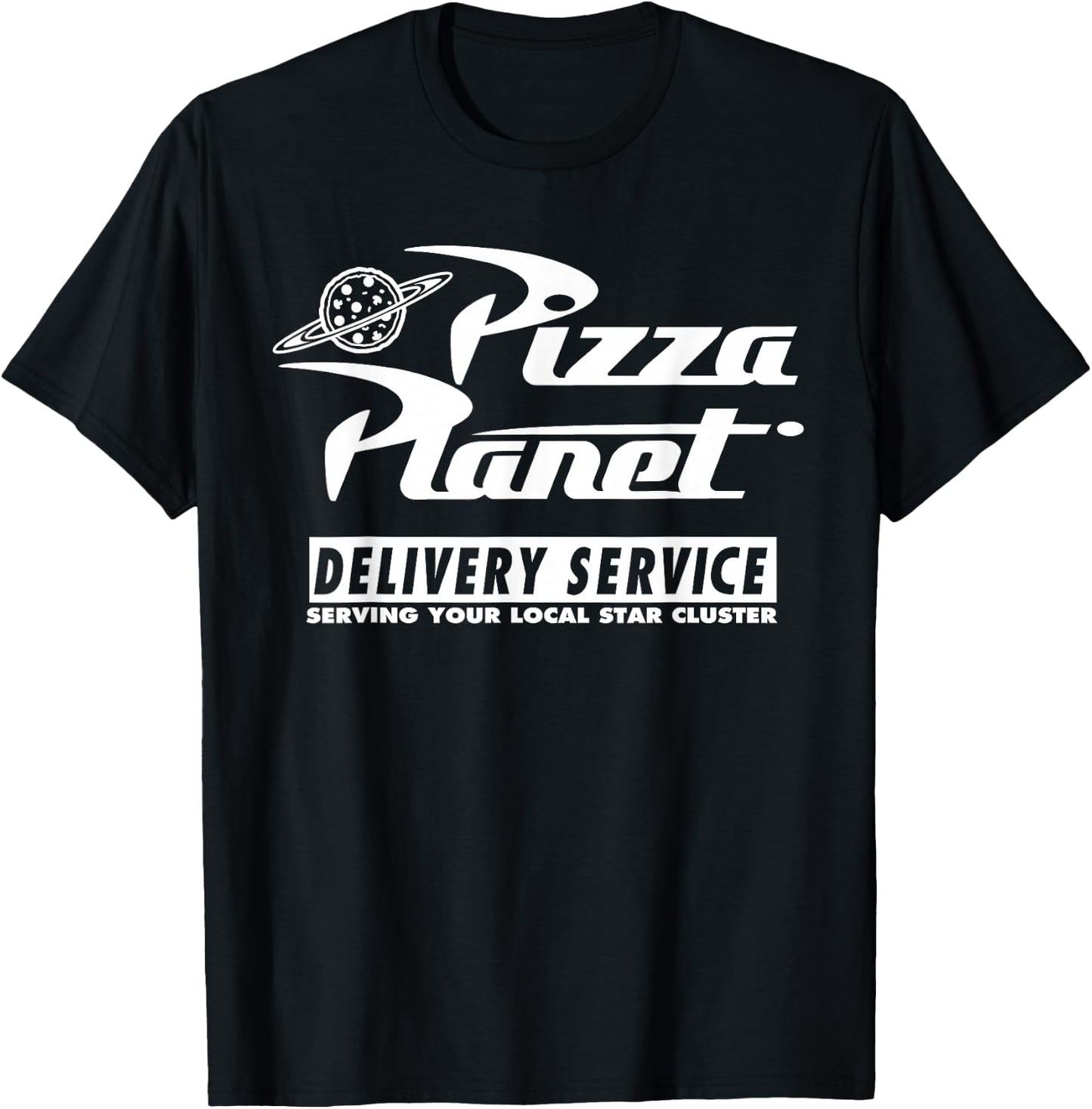 Disney Pixar Toy Story Pizza Planet Delivery Service Red T-Shirt - T-Shirt | Black