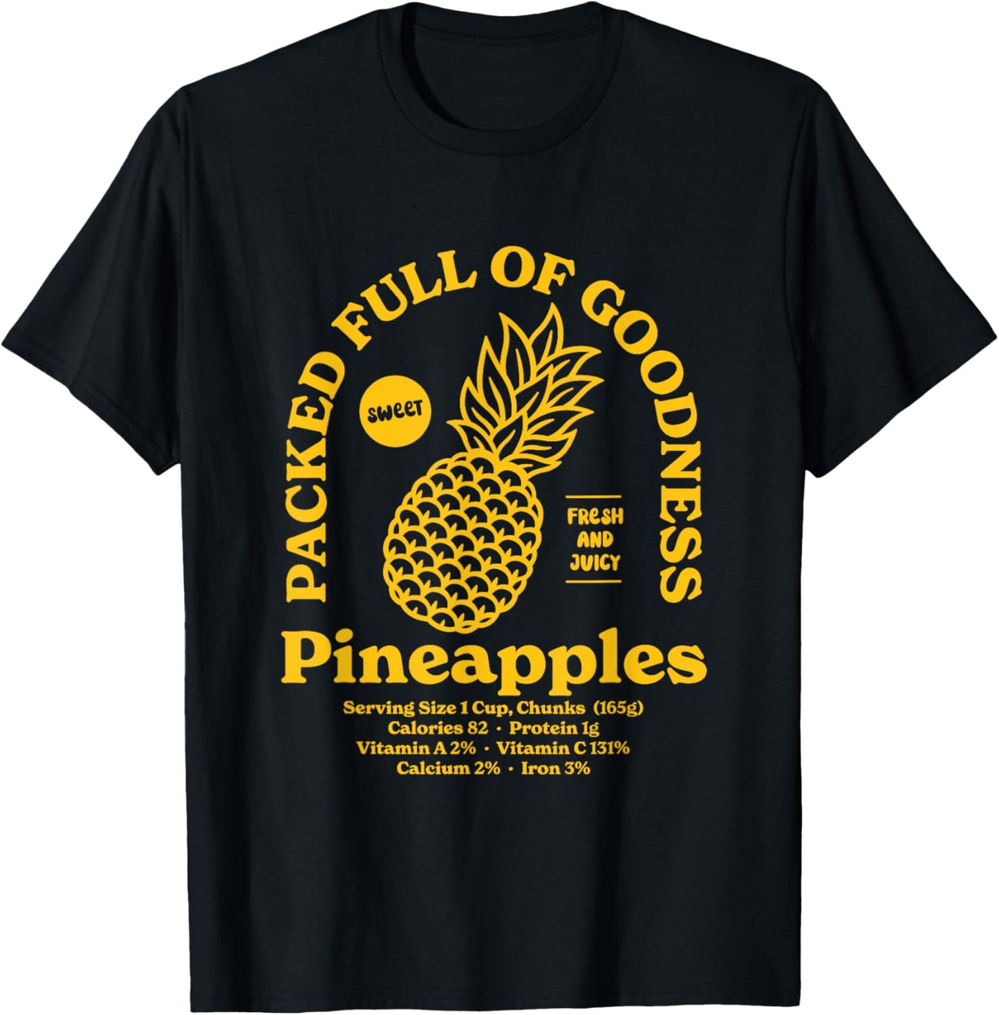 Pineapples T-Shirt - T-Shirt | Black