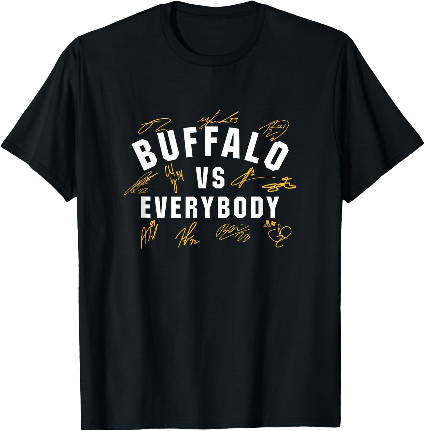 Buffalo vs Everybody - Buffalo Hockey - NHLPA T-Shirt - T-Shirt | Black