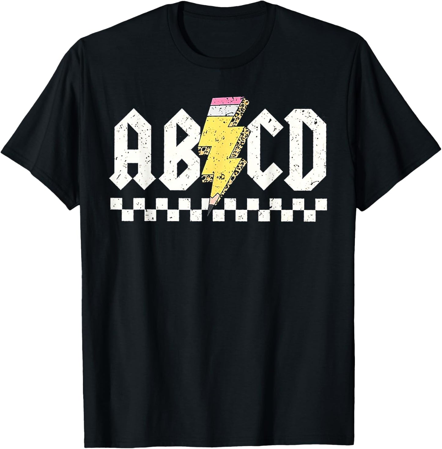 ABCD Teacher T-Shirt - T-Shirt | Black