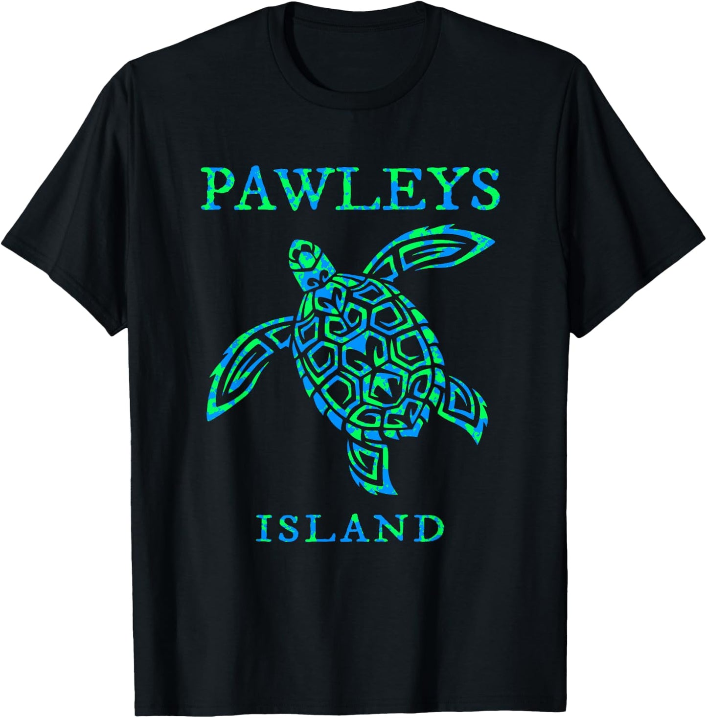Pawleys Island South Carolina Sea Turtle Boys Girls Toddler T-Shirt - T-Shirt | Black