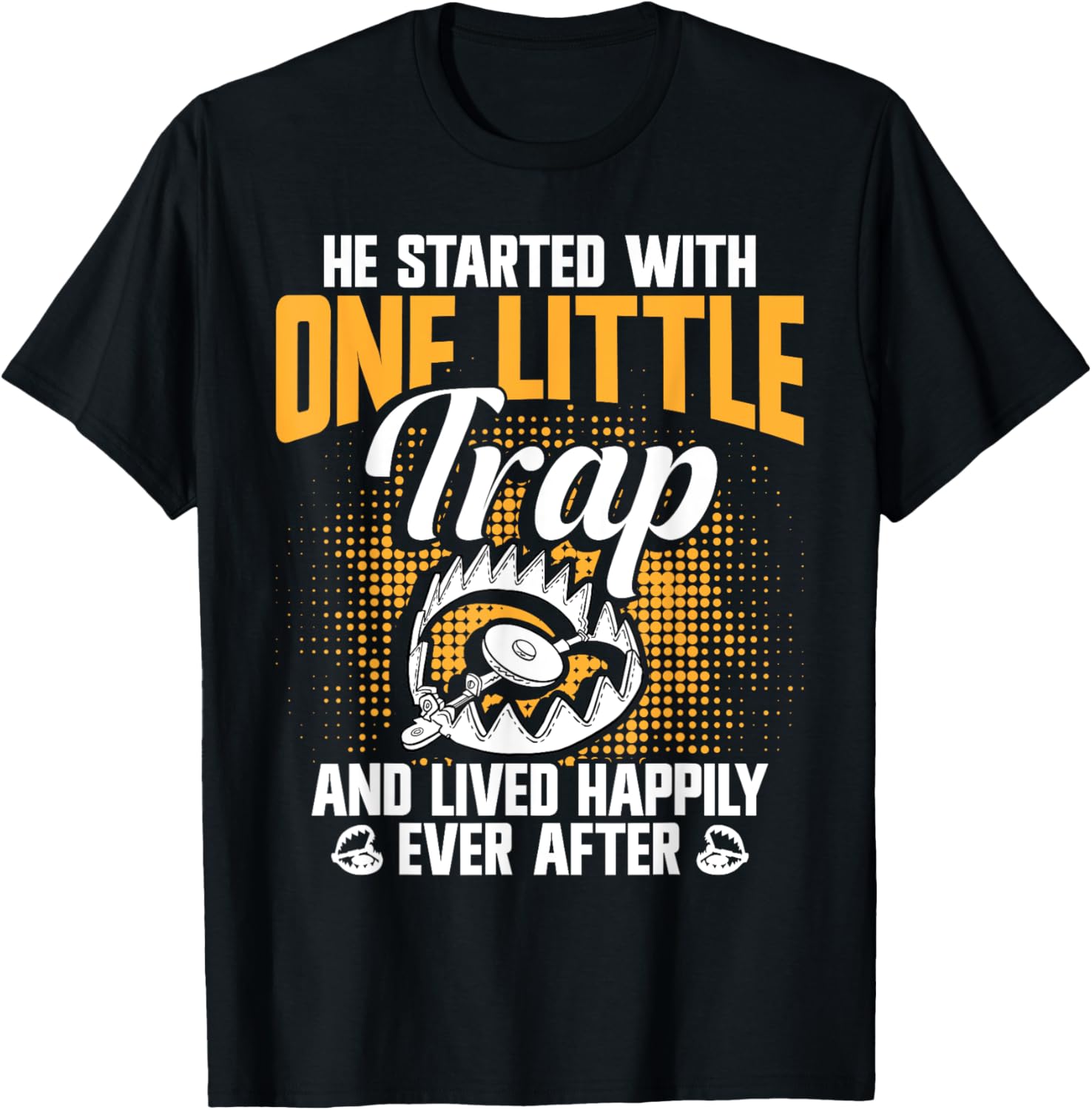 Trap Hunting Gear Trapping Tools Coyote Trapping Trapper T-Shirt - T-Shirt | Black