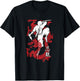Shinobi ninja and red dragon shirt black T-Shirt - T-Shirt | Black