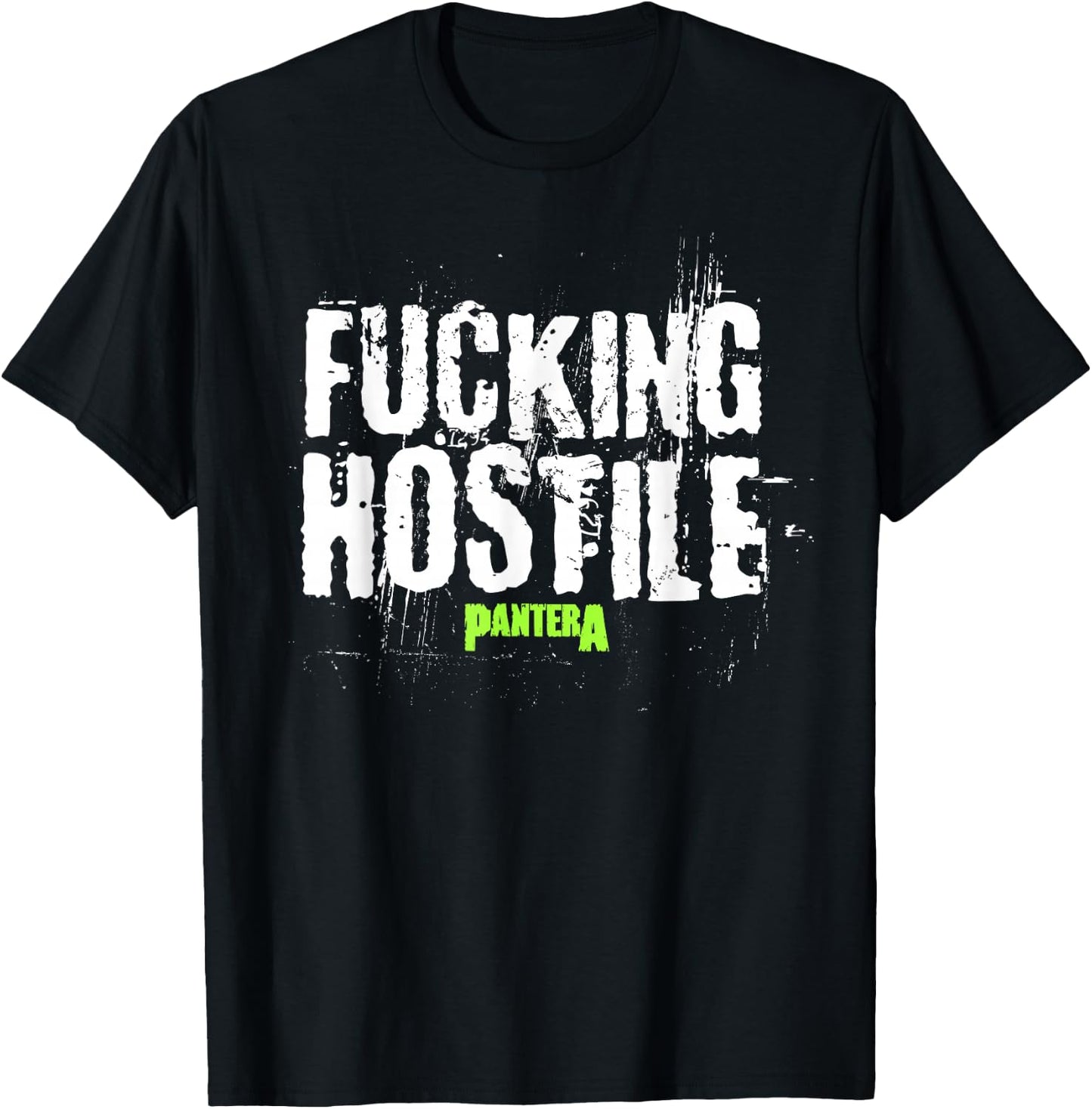Pantera Official F-ing Hostile , black T-Shirt - T-Shirt | Black