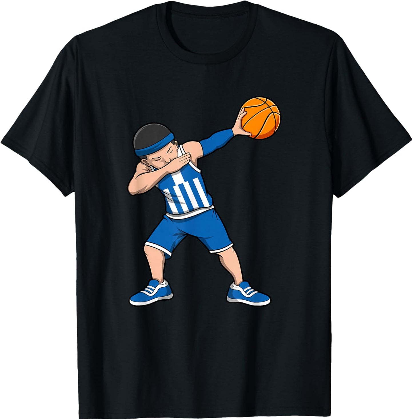 Griechenland Basketball Trikot Griechenland Basketball T-Shirt - T-Shirt | Black