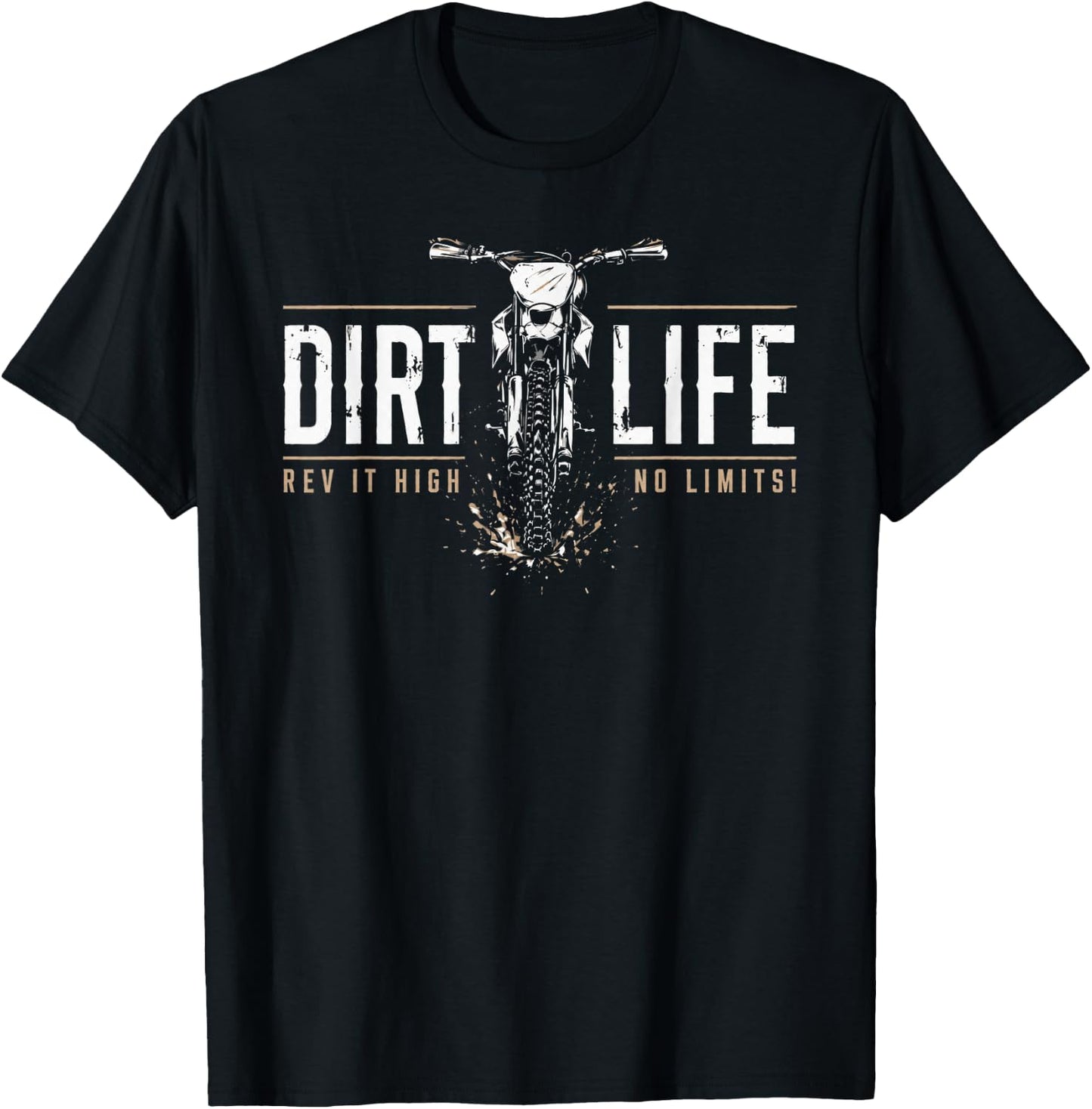 Dirt Bike Shirts Boys Kids Gear Motocross Dirtbike T-Shirt - T-Shirt | Black