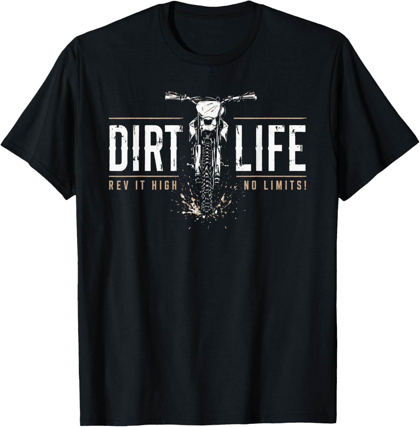 Dirt Bike Shirts Boys Kids Gear Motocross Dirtbike T-Shirt - T-Shirt | Black