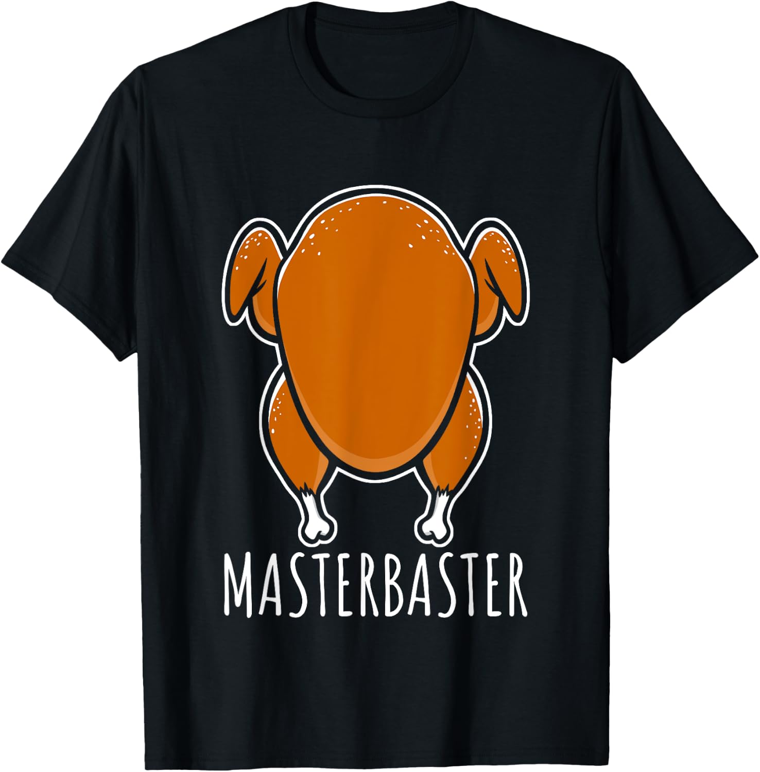 Funny Masterbaster Thanksgiving Turkey Baste Cooking T-Shirt - T-Shirt | Black