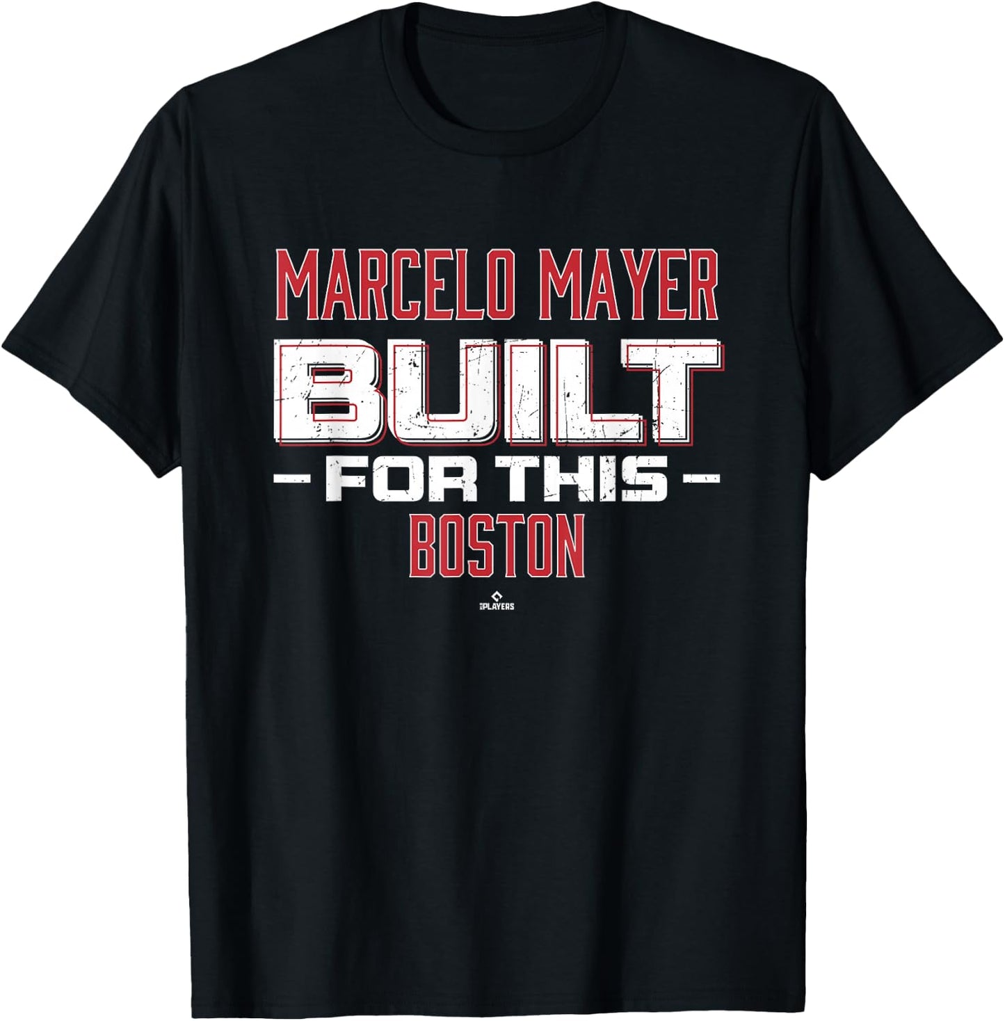 Built For This Marcelo Mayer Boston Baseball MLBPA T-Shirt - T-Shirt | Black