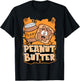 Peanut Butter Jelly Matching Halloween Spooky Spider Webs T-Shirt - T-Shirt | Black