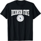 Dickinson State University Blue Hawks Collegiate Seal T-Shirt - T-Shirt | Black