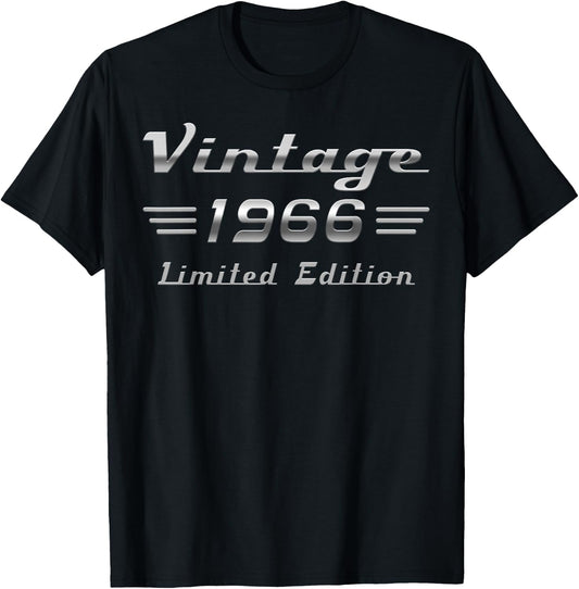 Vintage 1966 Classic Car 59th Birthday T-Shirt - T-Shirt | Black