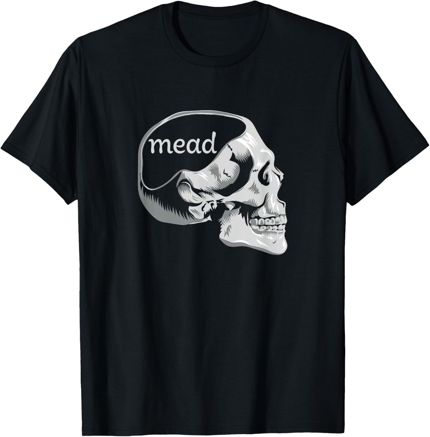 Mead On the Mind | Mead Making, Brewing Funny Graphic T-Shirt - T-Shirt | Black