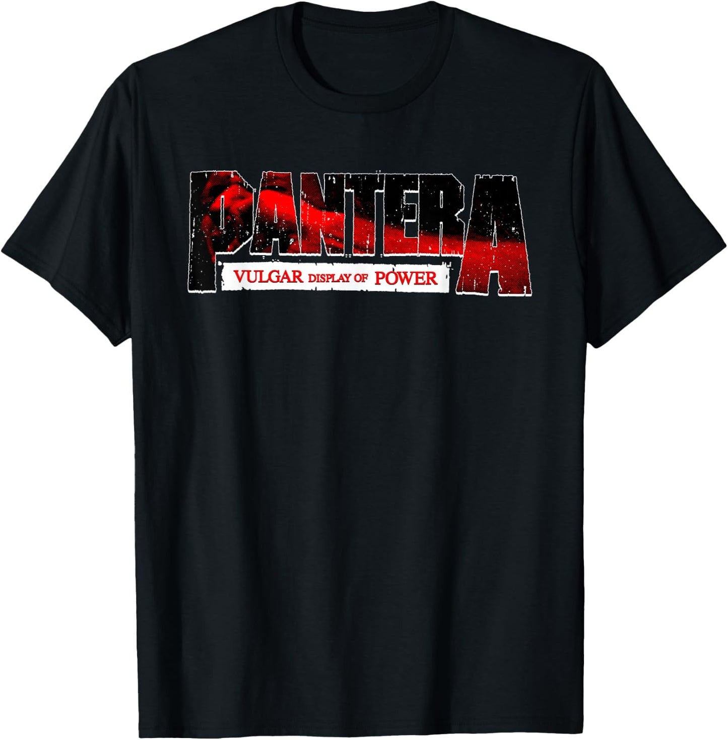 Pantera Offizielles Vulgar-Display von Power-Logo, Rot T-Shirt - T-Shirt | Black