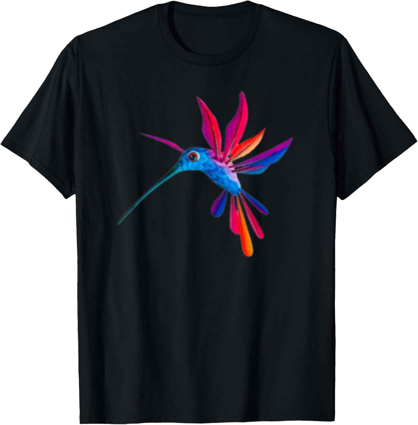 Humming Bird Alebrije T-Shirt - T-Shirt | Black