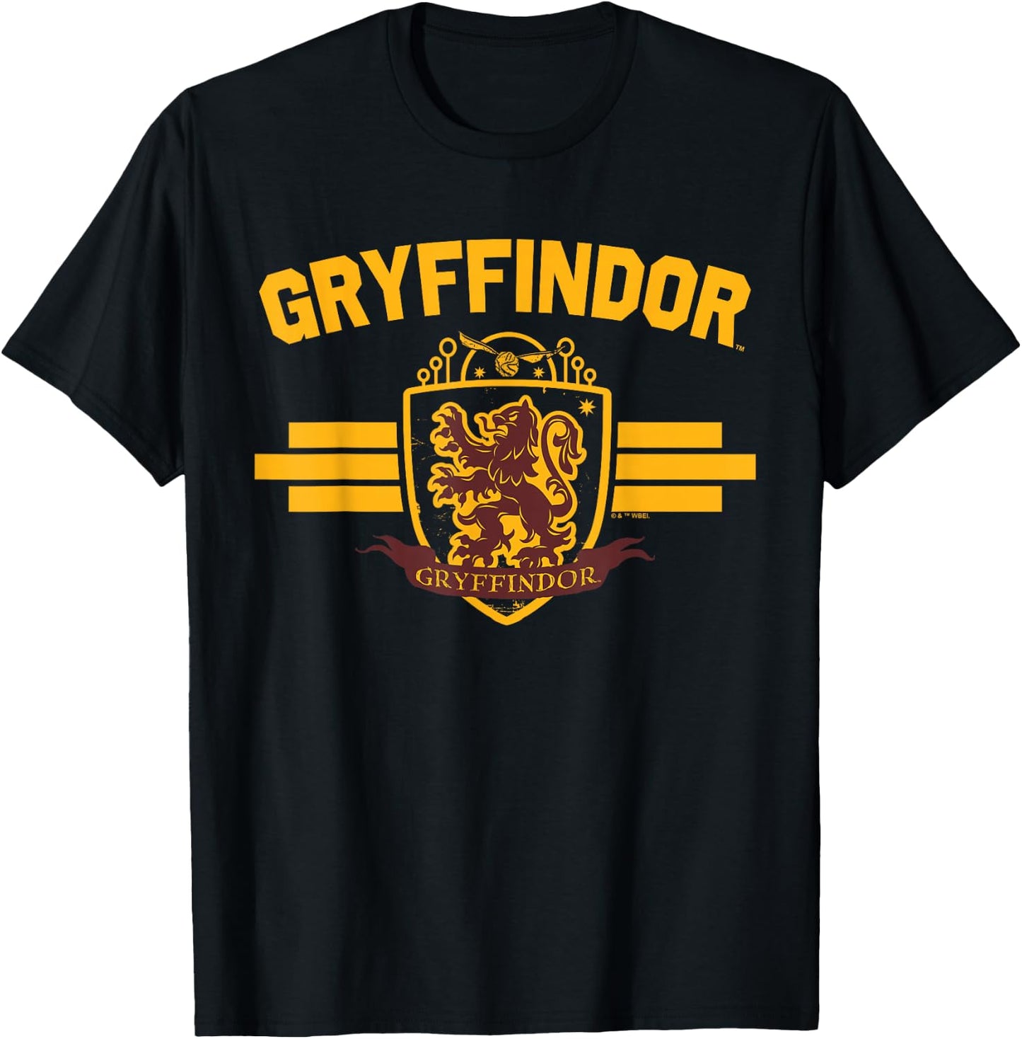 Harry Potter Gryffindor Quidditch Bar T-Shirt - T-Shirt | Black