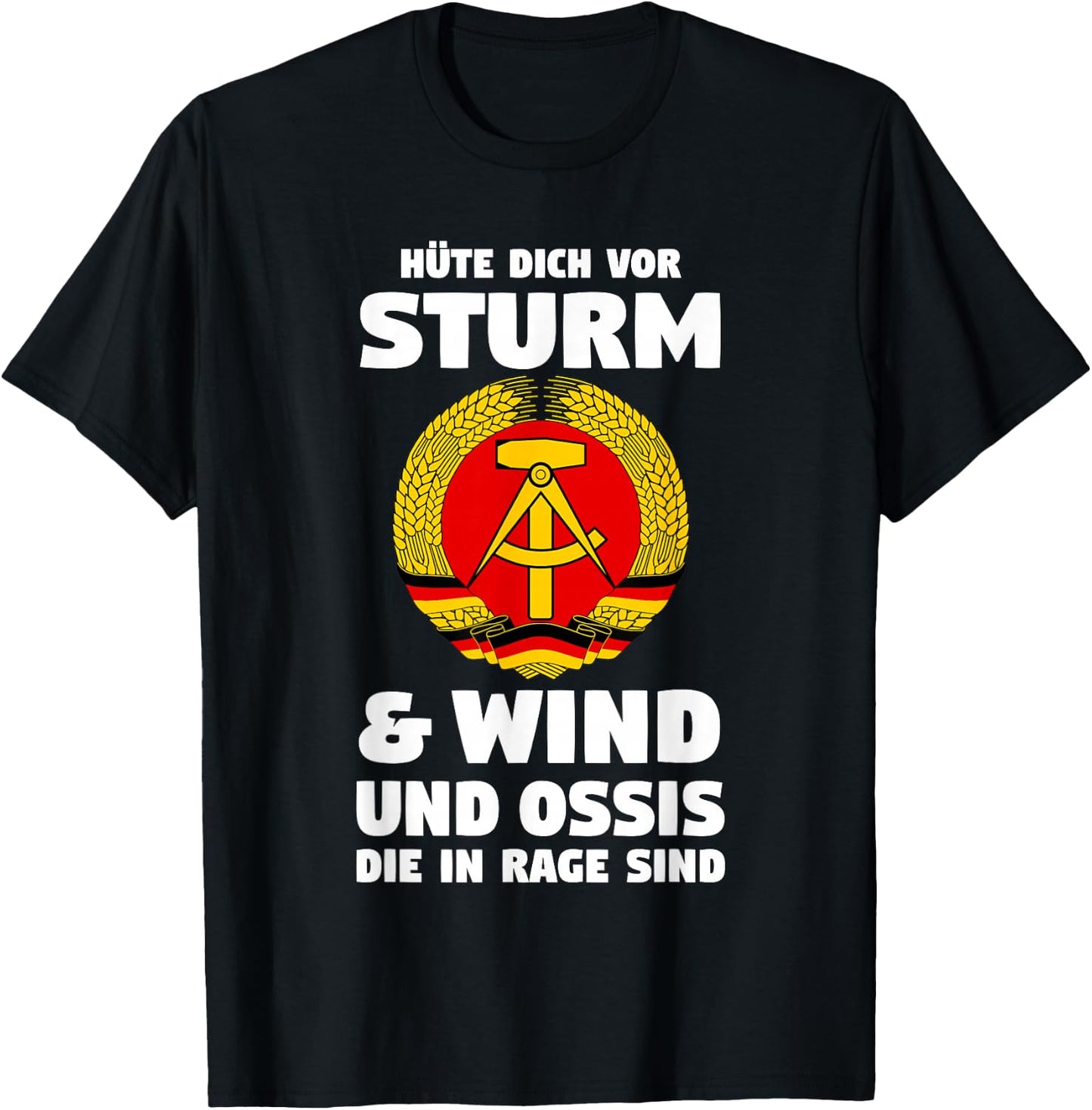 East Germany DDR , black T-Shirt - T-Shirt | Black