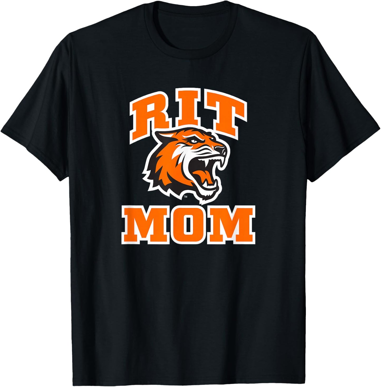 Rochester Institute of Technology Mom Tiger Parent T-Shirt - T-Shirt | Black