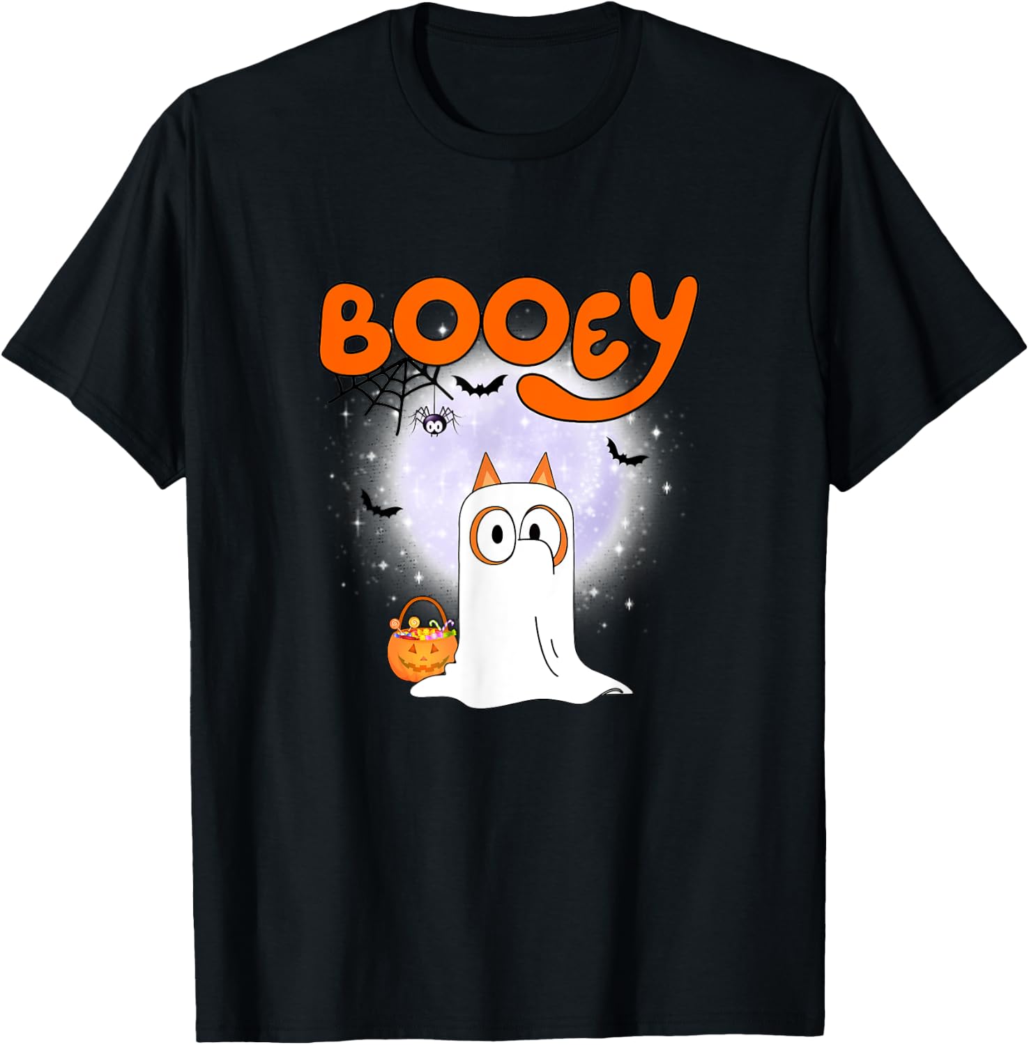 Spooky Season Funny Ghost Booey,Dog Halloween Pumpkin Women T-Shirt - T-Shirt | Black