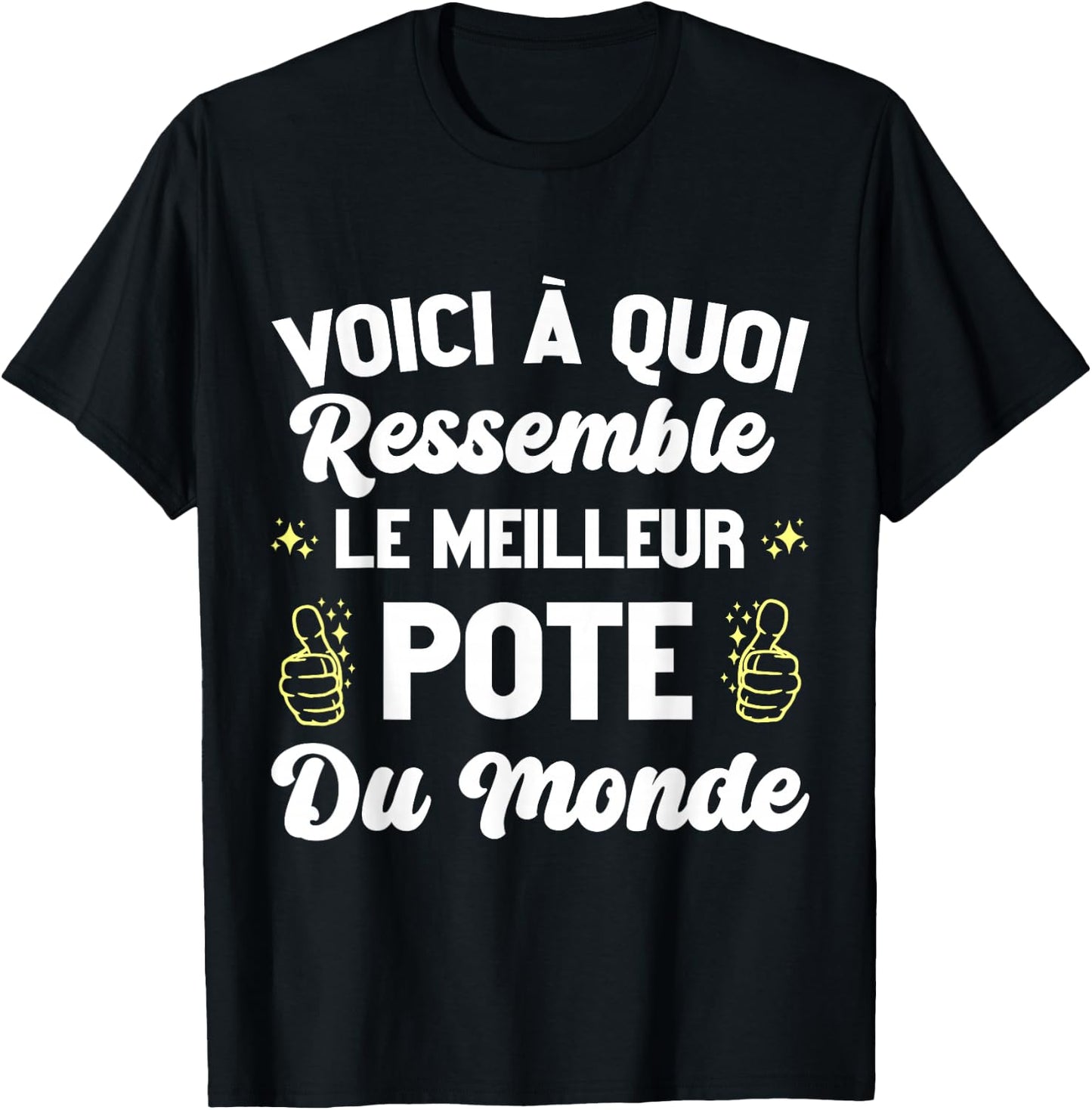 This Is What The World's Best Friend Looks Like , Black, S T-Shirt - T-Shirt | Black