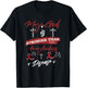 My God Is Stronger Than Amyloidosis Disease Inspirational T-Shirt - T-Shirt | Black