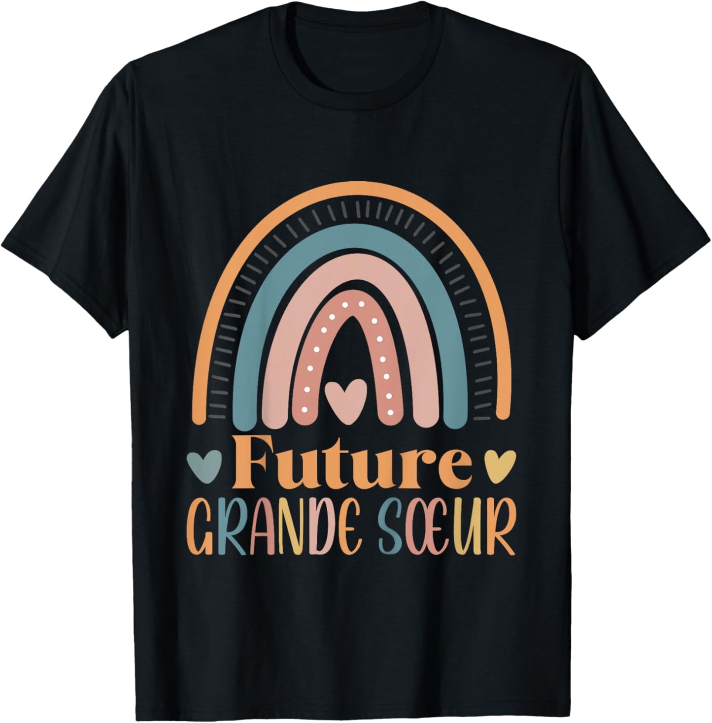 Child Future Big Sister Soon Big Sister Announcement T-Shirt - T-Shirt | Black