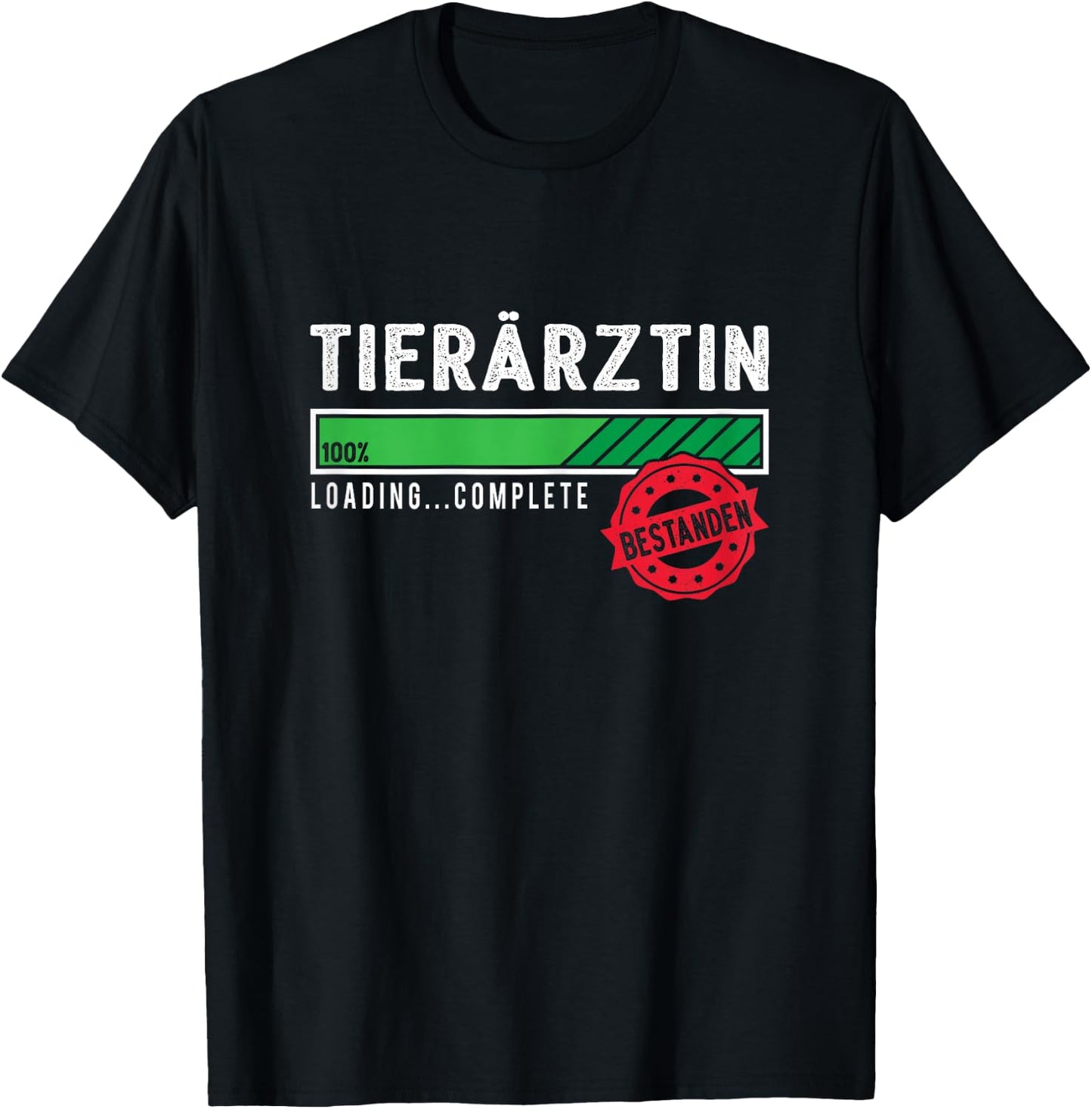 Tierärztin Ausbildung Prüfung Bestanden T-Shirt - T-Shirt | Black