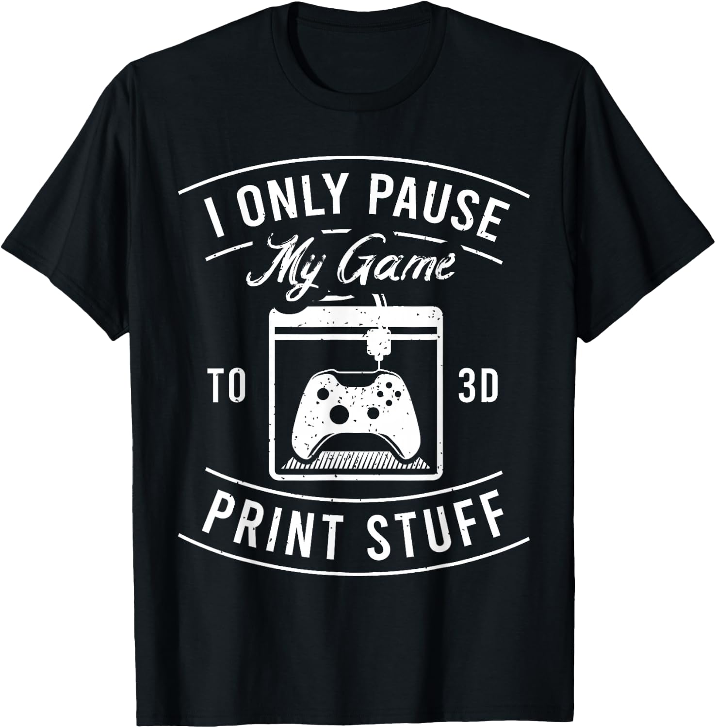 3D Printing for a 3D-Printer Enthusiast T-Shirt - T-Shirt | Black