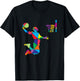 Low Poly Art Baller Geometric Polygon Art Basketball T-Shirt - T-Shirt | Black