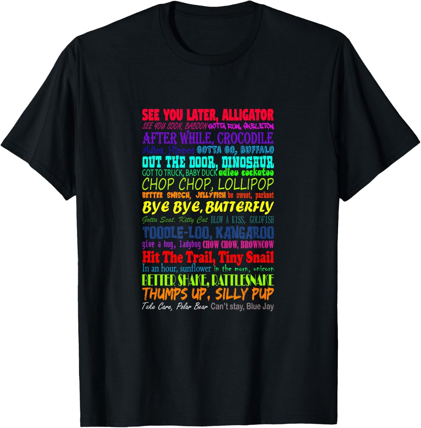 See You Later Alligator T-Shirt - T-Shirt | Black
