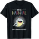 I’m A Narwhal In A Human Costume Sea Horn Toothed Whale T-Shirt - T-Shirt | Black