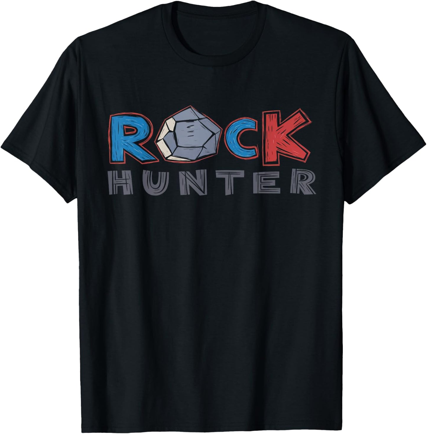 Rock Collecting Geologist Rockhounding Geology Rock Hunter T-Shirt - T-Shirt | Black