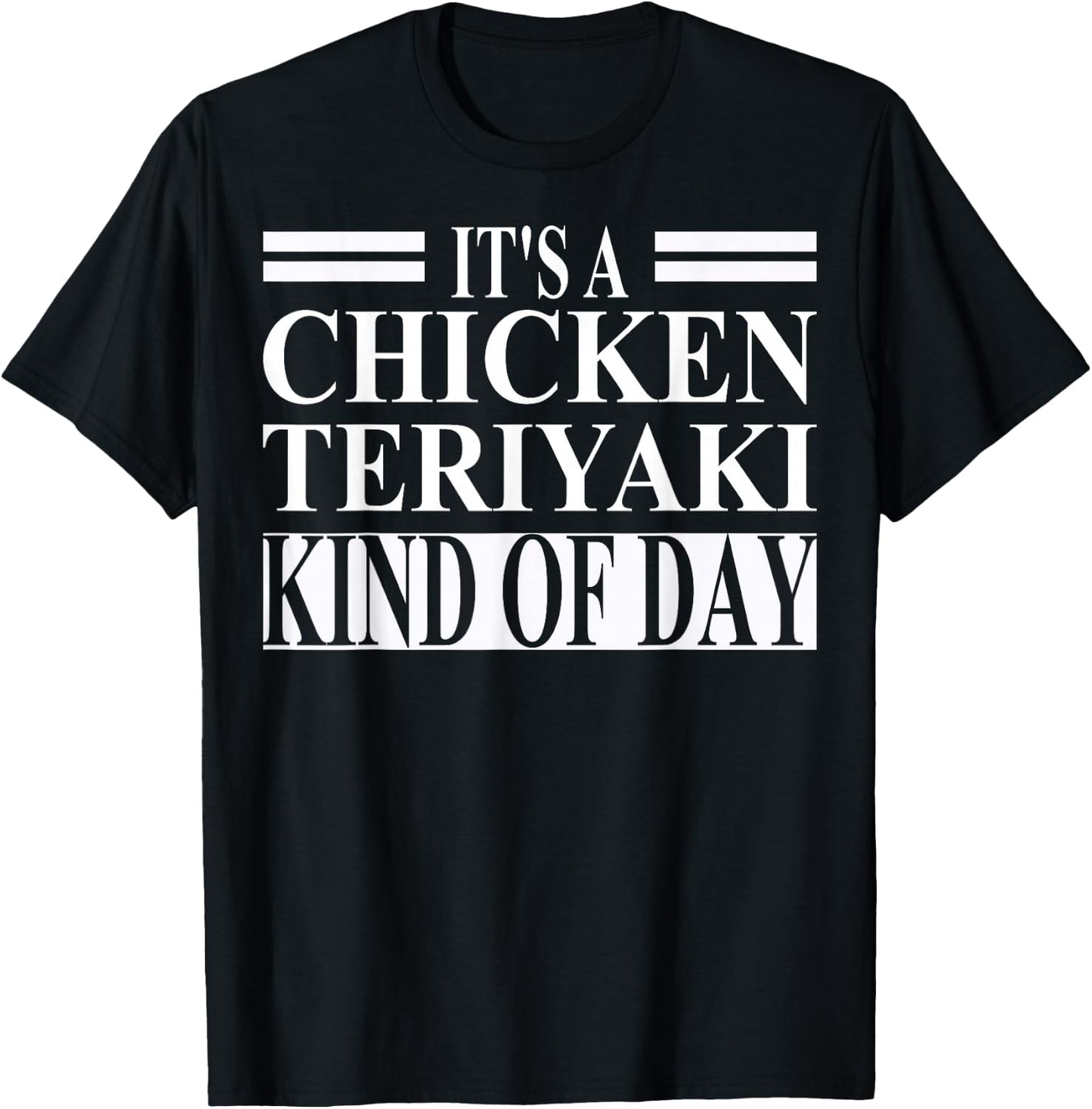 Chicken Teriyaki Apparel | Cute Chicken Lovers Design T-Shirt - T-Shirt | Black