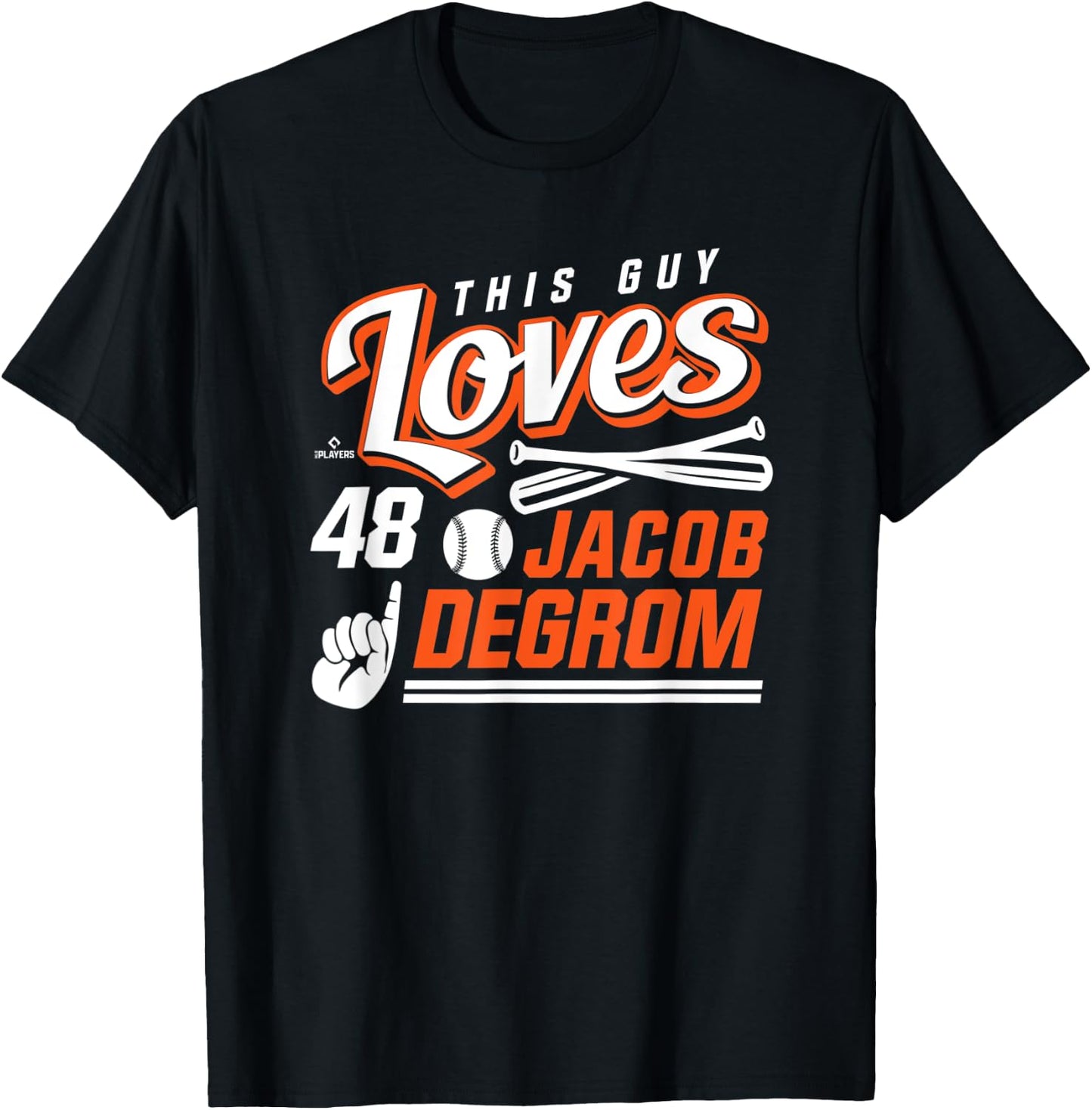 This Guy Loves Jacob deGrom T-Shirt - T-Shirt | Black