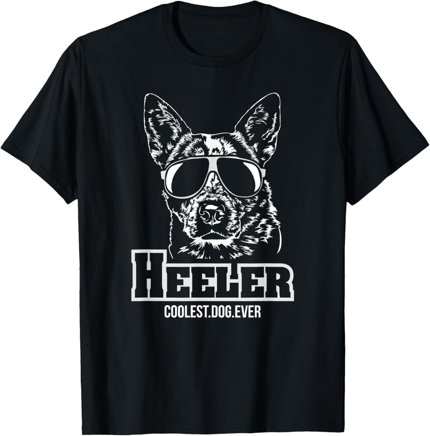 Blue Heeler cool hund gift Shirt funny dog T-Shirt - T-Shirt | Black