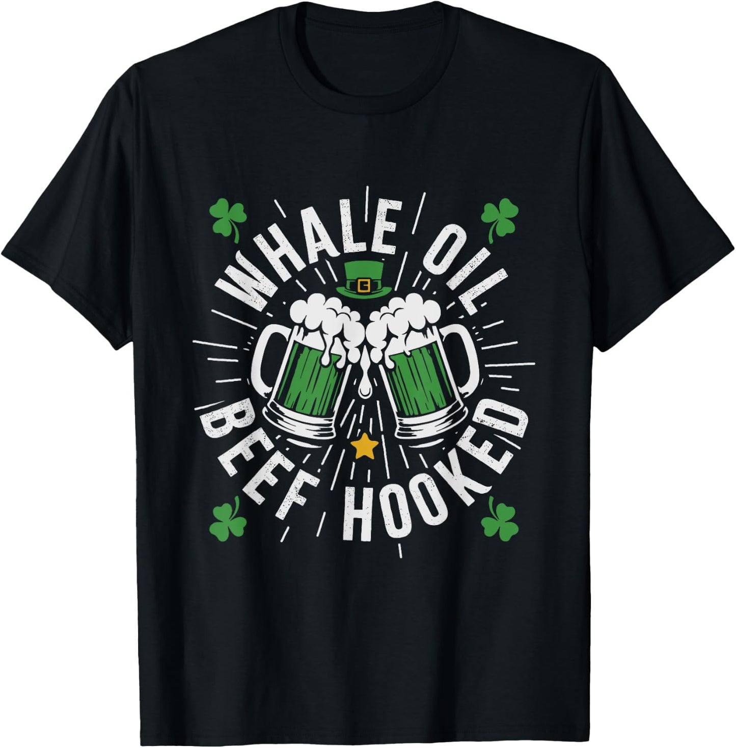 Whale Oil Beef Hooked T-Shirt - T-Shirt | Black