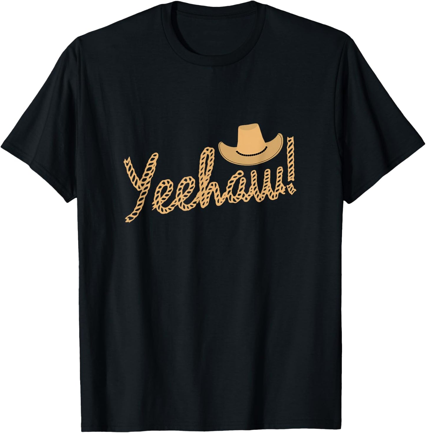 Yeehaw Cowboy T-Shirt - T-Shirt | Black