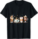 Coffee And Dog Mom Happy Mother's Day Dog Mom T-Shirt - T-Shirt | Black